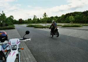 Stoppie zu Zweit