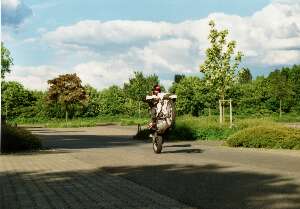 Stoppie zu Zweit